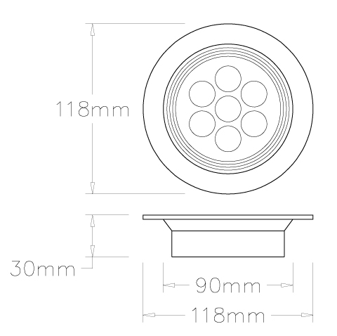 LED downlight SMD