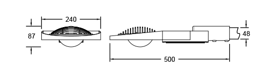 SC579: Street Lighting for LED lamp: Lumina 10-30w