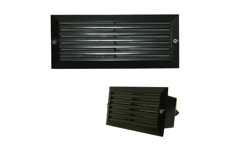 SC802 Step Light:  Aluminium Louver cover